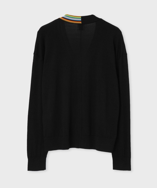ポールスミス　ウィメンズ　シグネチャーストライプポイント　ニットカーディガン Signature Stripe