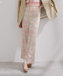 ROPE' | 【洗える】ヴィンテージスカーフプリントワイドパンツ(その他パンツ)