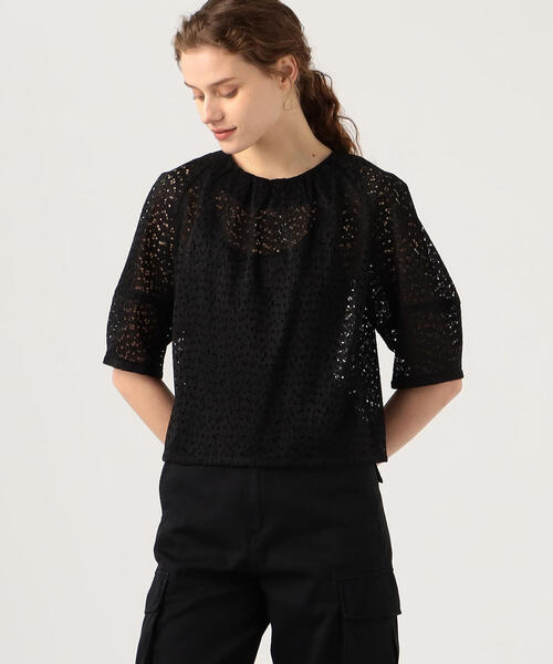 No.6 Store(ナンバーシックスストア)の「NO.6 MAIA レースブラウス(シャツ/ブラウス・レディース・ブラック・S)」の9枚目の写真