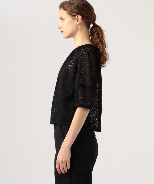 No.6 Store(ナンバーシックスストア)の「NO.6 MAIA レースブラウス(シャツ/ブラウス・レディース・ブラック・S)」の7枚目の写真