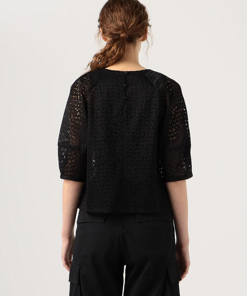 No.6 Store(ナンバーシックスストア)の「NO.6 MAIA レースブラウス(シャツ/ブラウス・レディース・ブラック・S)」の2枚目の写真