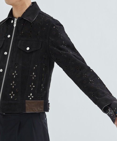 MASU/エムエーエスユー】DIAMOND-CUT LEATHER JACKET（ブルゾン