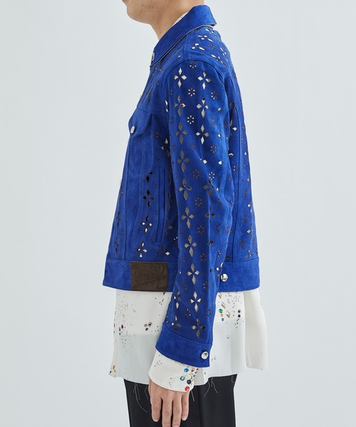 MASU/エムエーエスユー】DIAMOND-CUT LEATHER JACKET（ブルゾン