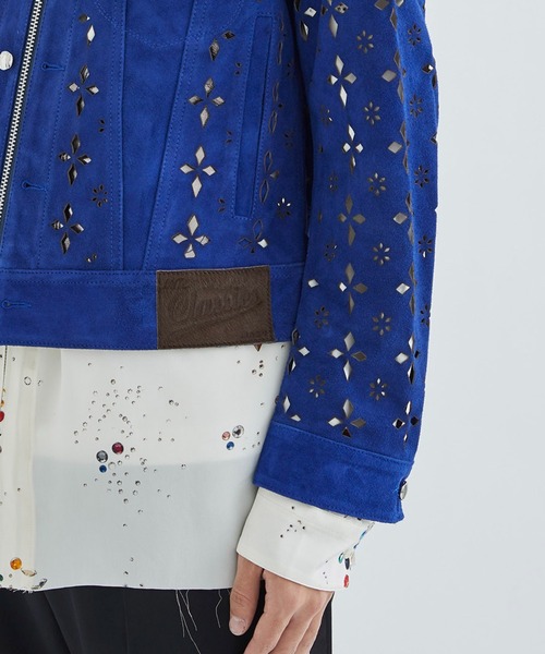 MASU/エムエーエスユー】DIAMOND-CUT LEATHER JACKET（ブルゾン