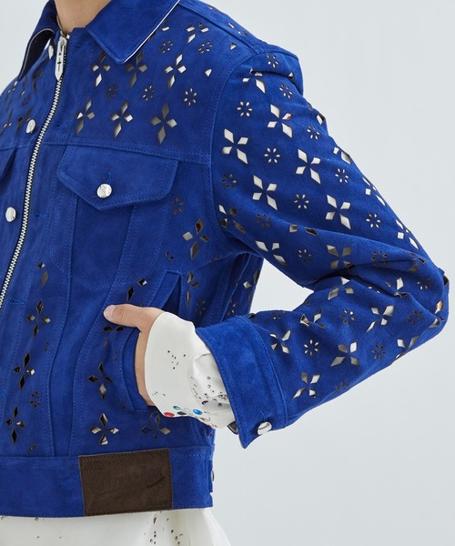 MASU/エムエーエスユー】DIAMOND-CUT LEATHER JACKET（ブルゾン