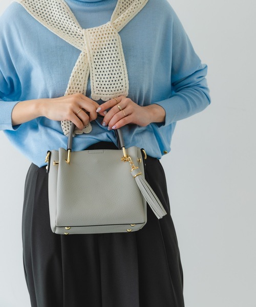 RODE SKO(ロデスコ)の「プチ2WAYトートバッグ(トートバッグ・レディース・ベージュ/ホワイト系その他/ブラック系その他/ライトカーキ/グレー/ブルー/モカ・ONE)」の20枚目の写真