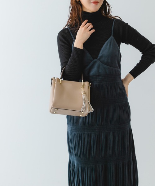 RODE SKO(ロデスコ)の「プチ2WAYトートバッグ(トートバッグ・レディース・ベージュ/ホワイト系その他/ブラック系その他/ライトカーキ/グレー/ブルー/モカ・ONE)」の12枚目の写真