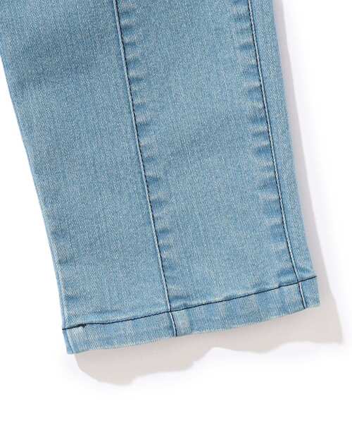 SHOO・LA・RUE（シューラルー）の「◆【110-140cm】軽量デニム切り替えパンツ（デニムパンツ・キッズ・ブルー系5/サックスブルー系5・12/11/13/14）」の8枚目の写真