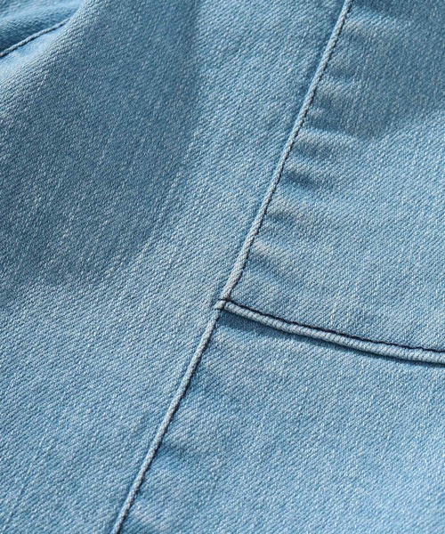SHOO・LA・RUE（シューラルー）の「◆【110-140cm】軽量デニム切り替えパンツ（デニムパンツ・キッズ・ブルー系5/サックスブルー系5・12/11/13/14）」の9枚目の写真
