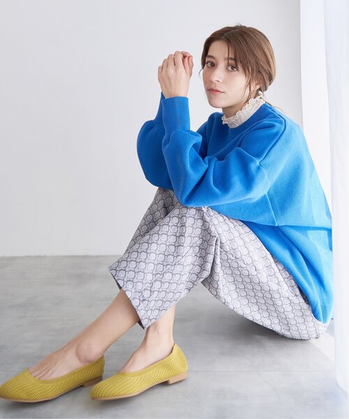 LBC(エルビーシー)の「ジャカード柄パンツ(その他パンツ・レディース・グリーン/チャコールグレー・M/L)」の13枚目の写真