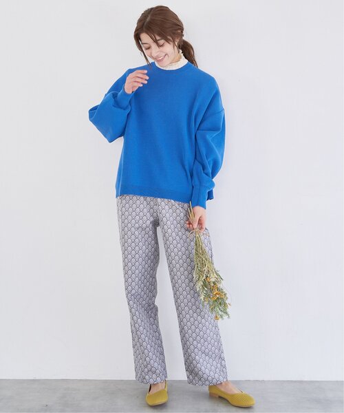 LBC(エルビーシー)の「ジャカード柄パンツ(その他パンツ・レディース・グリーン/チャコールグレー・M/L)」の15枚目の写真