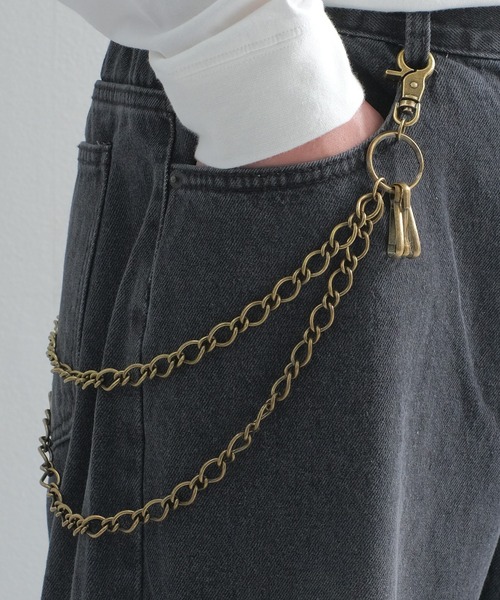 improves（インプローブス）の「2連 ウォレット チェーン（ウォレットチェーン・メンズ・シルバー/シルバー系その他2/ブラック系その他/ブラック系その他2/シルバー系その他/ゴールド系その他2/ゴールド/シルバー系その他3/ブラック系その他3/ゴールド系その他3/ゴールド系その他/ブラック・FREE）」の12枚目の写真