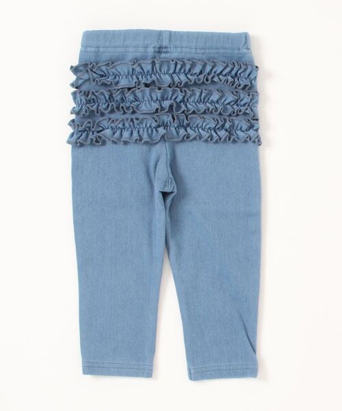 petit main（プティマイン）の「バックフリルレギンス（レギンス/スパッツ・キッズ・クリーム/ブルー/ライトグレー/オフホワイト/キナリ/ライトピンク・80ｃｍ/100cm/110cm/120cm/90cm）」の9枚目の写真