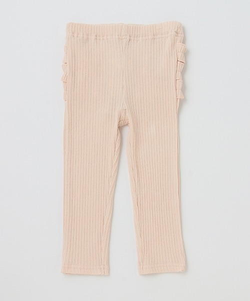 petit main（プティマイン）の「バックフリルレギンス（レギンス/スパッツ・キッズ・クリーム/ブルー/ライトグレー/オフホワイト/キナリ/ライトピンク・80ｃｍ/100cm/110cm/120cm/90cm）」の6枚目の写真