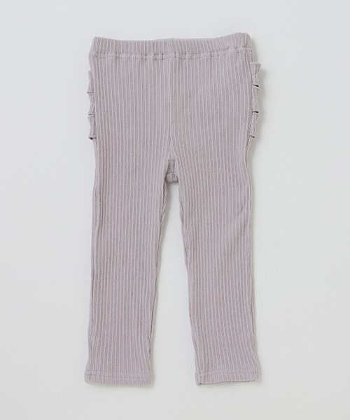 petit main（プティマイン）の「バックフリルレギンス（レギンス/スパッツ・キッズ・クリーム/ブルー/ライトグレー/オフホワイト/キナリ/ライトピンク・80ｃｍ/100cm/110cm/120cm/90cm）」の4枚目の写真