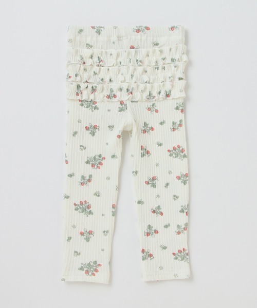 petit main（プティマイン）の「バックフリルレギンス（レギンス/スパッツ・キッズ・クリーム/ブルー/ライトグレー/オフホワイト/キナリ/ライトピンク・80ｃｍ/100cm/110cm/120cm/90cm）」の12枚目の写真