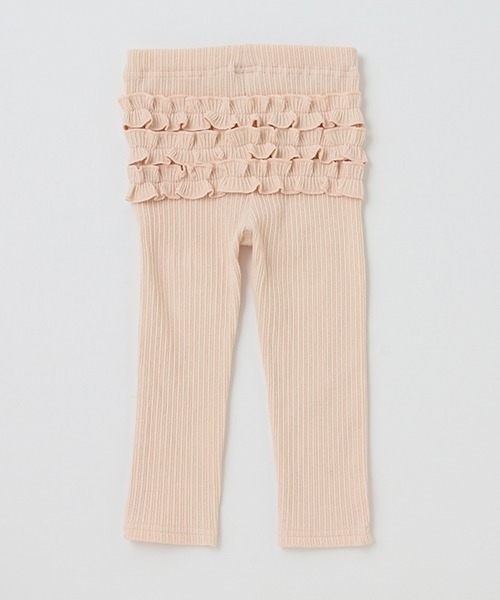 petit main（プティマイン）の「バックフリルレギンス（レギンス/スパッツ・キッズ・クリーム/ブルー/ライトグレー/オフホワイト/キナリ/ライトピンク・80ｃｍ/100cm/110cm/120cm/90cm）」の14枚目の写真