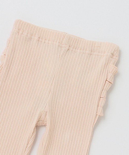 petit main（プティマイン）の「バックフリルレギンス（レギンス/スパッツ・キッズ・クリーム/ブルー/ライトグレー/オフホワイト/キナリ/ライトピンク・80ｃｍ/100cm/110cm/120cm/90cm）」の7枚目の写真