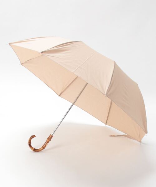 Traditional Weatherwear（トラディショナルウェザーウェア）の「FOLDING BAMBOO（折りたたみ傘・レディース・ホワイト/グリーン系その他2/グリーン系その他/パープル/ホワイト系その他・F）」の5枚目の写真