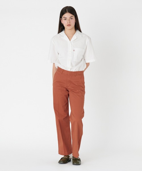 Levi's(リーバイス)の「Levi's/リーバイス オープンカラーシャツ WHITE ALYSSUM(その他トップス・レディース・マルチ・XS/S/M)」の3枚目の写真