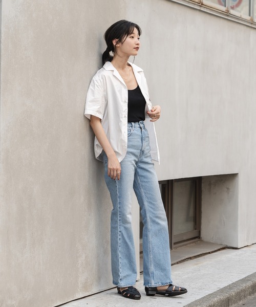Levi's(リーバイス)の「Levi's/リーバイス オープンカラーシャツ WHITE ALYSSUM(その他トップス・レディース・マルチ・XS/S/M)」の9枚目の写真