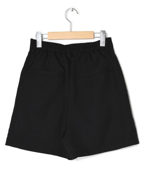 【着用5回程度】ダブルスタンダードクロージング　美ラインショートパンツ♡ブラック w closet（ダブルクローゼット）の「【セットアップ対応】リネンタッチ