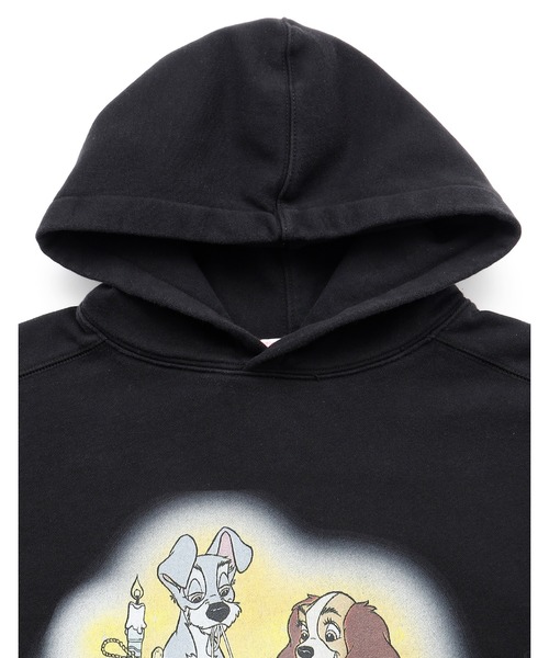 Little sunny bite（リトルサニーバイト）の「Lady and the Tramp hoodie（パーカー・レディース・キナリ/ブラック/ブルー・MEDIUM/SMALL）」の6枚目の写真
