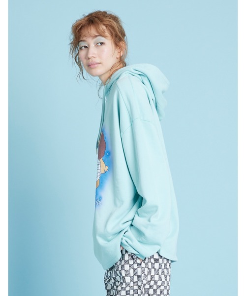 Little sunny bite（リトルサニーバイト）の「Lady and the Tramp hoodie（パーカー・レディース・キナリ/ブラック/ブルー・MEDIUM/SMALL）」の13枚目の写真