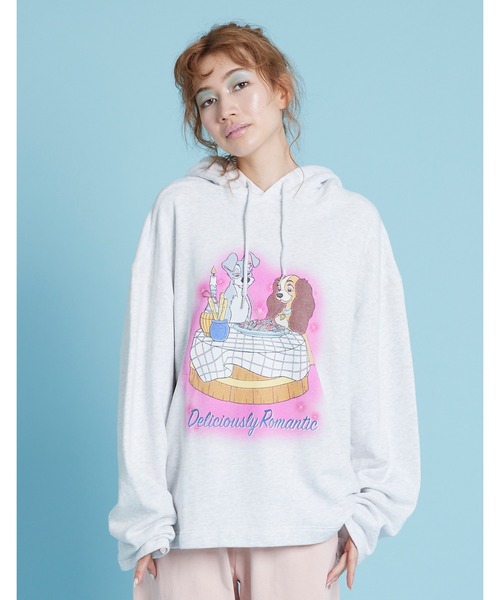 Little sunny bite（リトルサニーバイト）の「Lady and the Tramp hoodie（パーカー・レディース・キナリ/ブラック/ブルー・MEDIUM/SMALL）」の22枚目の写真