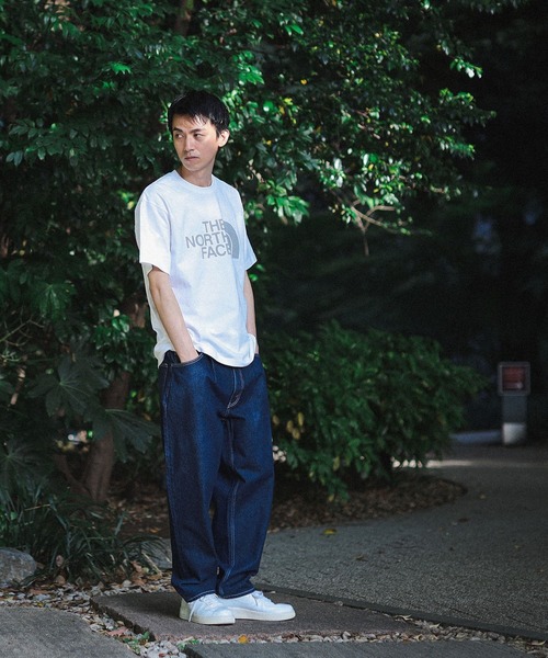 THE NORTH FACE（ザノースフェイス）の「THE NORTH FACE / S/S Big Logo Tee（Tシャツ/カットソー・メンズ・ブラック/ホワイト/グレー・MEDIUM/X-LARGE/XX-LARGE/LARGE/SMALL）」の21枚目の写真