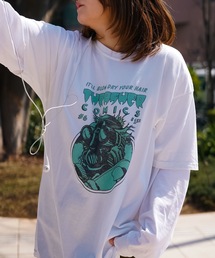 #COMIC 6 GARMENT DYED S/S T-SHIRTS/スラッシャー半袖Tシャツ