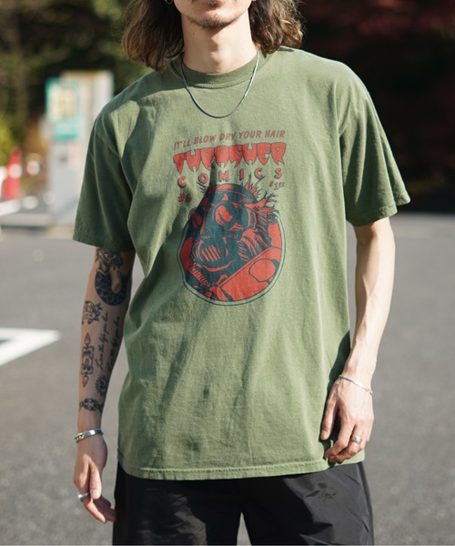 THRASHER（スラッシャー）の「#COMIC 6 GARMENT DYED S/S T