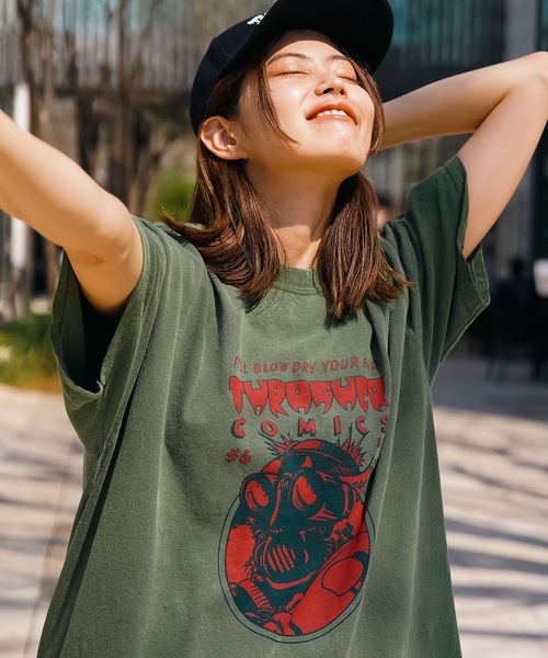 THRASHER（スラッシャー）の「#COMIC 6 GARMENT DYED S/S T-SHIRTS/スラッシャー半袖Tシャツ（Tシャツ/カットソー・メンズ・ホワイト/ダークグリーン/ブラック系その他・MEDIUM/LARGE/X-LARGE）」の14枚目の写真