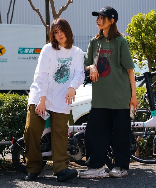 THRASHER（スラッシャー）の「#COMIC 6 GARMENT DYED S/S T-SHIRTS/スラッシャー半袖Tシャツ（Tシャツ/カットソー・メンズ・ホワイト/ダークグリーン/ブラック系その他・MEDIUM/LARGE/X-LARGE）」の9枚目の写真