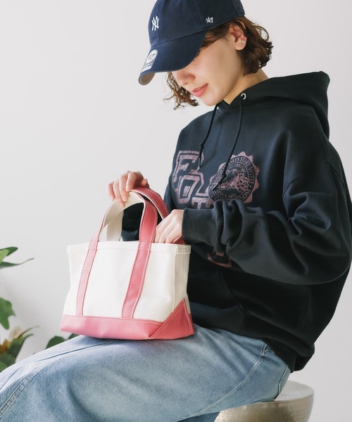 L.L.Bean（エルエルビーン）の「L.L.Bean/エル・エル・ビーン ボート・アンド・トート・バッグ・ミニ（トートバッグ・メンズ・ブラック/イエロー/ネイビー/ブルー/レッド/ブラウン/グリーン/ダークグリーン/オリーブ/ベージュ/グレー/ライトブルー/ローズ・FREE）」の13枚目の写真