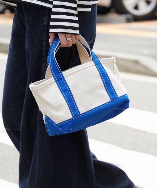 L.L.Bean（エルエルビーン）の「L.L.Bean/エル・エル・ビーン ボート・アンド・トート・バッグ・ミニ（トートバッグ・メンズ・ブラック/イエロー/ネイビー/ブルー/レッド/ブラウン/グリーン/ダークグリーン/オリーブ/ベージュ/グレー/ライトブルー/ローズ・FREE）」の10枚目の写真