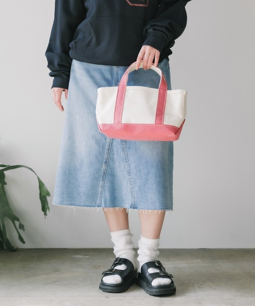 L.L.Bean（エルエルビーン）の「L.L.Bean/エル・エル・ビーン ボート・アンド・トート・バッグ・ミニ（トートバッグ・メンズ・ブラック/イエロー/ネイビー/ブルー/レッド/ブラウン/グリーン/ダークグリーン/オリーブ/ベージュ/グレー/ライトブルー/ローズ・FREE）」の16枚目の写真