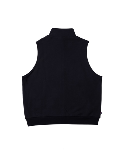 WHO'S WHO gallery（フーズフーギャラリー）の「COOPER FACTスウェットスタンドカラーベスト（ベスト・メンズ・ホワイト/ブラック/ライトグレー・FREE）」の7枚目の写真