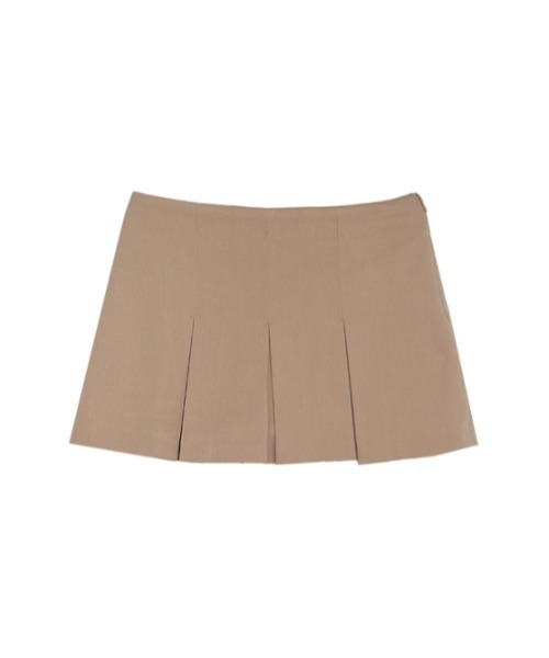 AMAIL(アマイル)の「Super mini skirt(スカート・レディース・ベージュ/ブラック・FREE)」の9枚目の写真