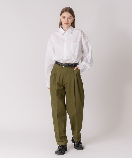 ONCILY(オンシェリー)の「ROLL UP CHINO PANTS / ロールアップチノパンツ(チノパンツ・メンズ・ベージュ/カーキ/ネイビー・SMALL/LARGE/MEDIUM)」の8枚目の写真