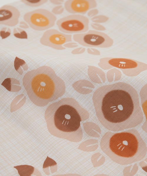 ゆかた館グレース（ユカタカングレース）の「こだわり浴衣５点セット（浴衣・レディース・レッド/クリーム/オフホワイト/サックスブルー/アイボリー/ライトピンク/スミクロ/キナリ/ブルー系/ブルー/サックスブルー系/ライトブルー/ピンクベージュ/ベージュ・MEDIUM/SMALL）」の19枚目の写真