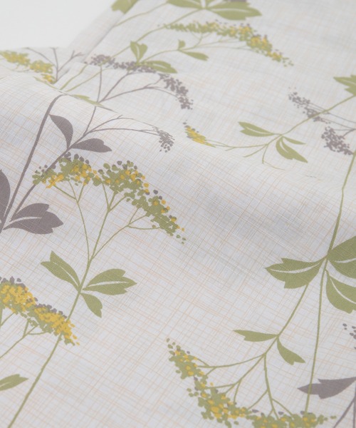 ゆかた館グレース（ユカタカングレース）の「こだわり浴衣５点セット（浴衣・レディース・レッド/クリーム/オフホワイト/サックスブルー/アイボリー/ライトピンク/スミクロ/キナリ/ブルー系/ブルー/サックスブルー系/ライトブルー/ピンクベージュ/ベージュ・MEDIUM/SMALL）」の18枚目の写真