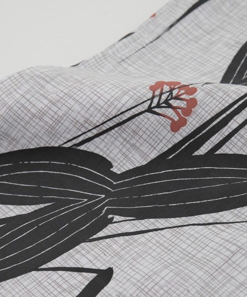 ゆかた館グレース（ユカタカングレース）の「こだわり浴衣５点セット（浴衣・レディース・レッド/クリーム/オフホワイト/サックスブルー/アイボリー/ライトピンク/スミクロ/キナリ/ブルー系/ブルー/サックスブルー系/ライトブルー/ピンクベージュ/ベージュ・MEDIUM/SMALL）」の20枚目の写真