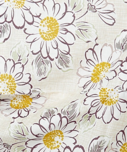 ゆかた館グレース（ユカタカングレース）の「こだわり浴衣５点セット（浴衣・レディース・レッド/クリーム/オフホワイト/サックスブルー/アイボリー/ライトピンク/スミクロ/キナリ/ブルー系/ブルー/サックスブルー系/ライトブルー/ピンクベージュ/ベージュ・MEDIUM/SMALL）」の15枚目の写真