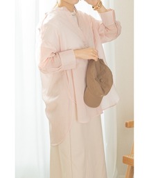 Amourire | 【yumi.コラボ】着こなし色々。2wayショルダースリットシアーシャツ(シャツ/ブラウス)