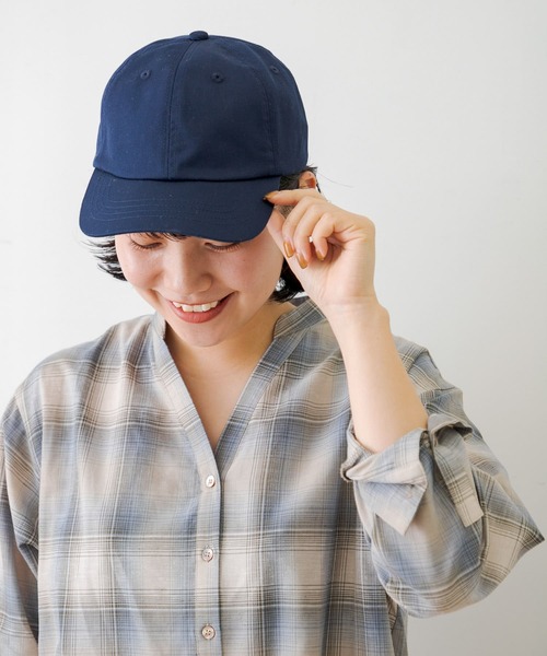 URBAN RESEARCH Sonny Label（アーバンリサーチサニーレーベル）の「ツイルショートキャップ（キャップ・レディース・ブルー系その他/ベージュ系その他/ベージュ/ネイビー/カーキ・ONE）」の6枚目の写真