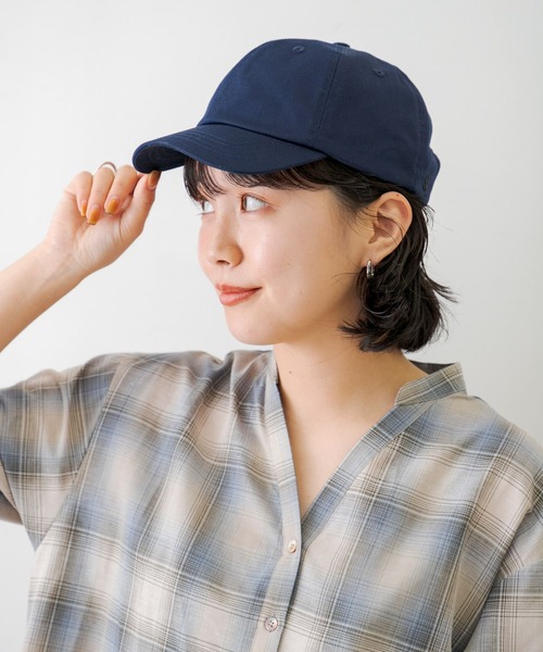 URBAN RESEARCH Sonny Label（アーバンリサーチサニーレーベル）の「ツイルショートキャップ（キャップ・レディース・ブルー系その他/ベージュ系その他/ベージュ/ネイビー/カーキ・ONE）」の7枚目の写真