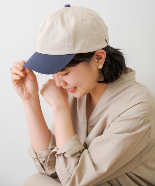 URBAN RESEARCH Sonny Label（アーバンリサーチサニーレーベル）の「ツイルショートキャップ（キャップ・レディース・ブルー系その他/ベージュ系その他/ベージュ/ネイビー/カーキ・ONE）」の11枚目の写真