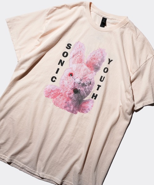 THRIFTY LOOK(スリフティールック)の「THRIFTY LOOK / スリフティールック THRIFTY "SONIC YOUTH" TEE ソニックユース バンドTシャツ バンT ユーズド加工(Tシャツ/カットソー・メンズ・ブラック系その他/ホワイト/ブラック/ホワイト系1/ブラック系2・LARGE/X-LARGE/MEDIUM)」の3枚目の写真