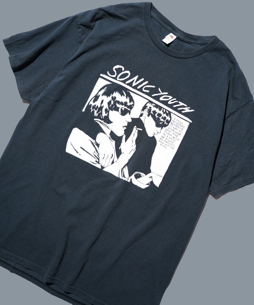 THRIFTY LOOK(スリフティールック)の「THRIFTY LOOK / スリフティールック THRIFTY "SONIC YOUTH" TEE ソニックユース バンドTシャツ バンT ユーズド加工(Tシャツ/カットソー・メンズ・ブラック系その他/ホワイト/ブラック/ホワイト系1/ブラック系2・LARGE/X-LARGE/MEDIUM)」の5枚目の写真